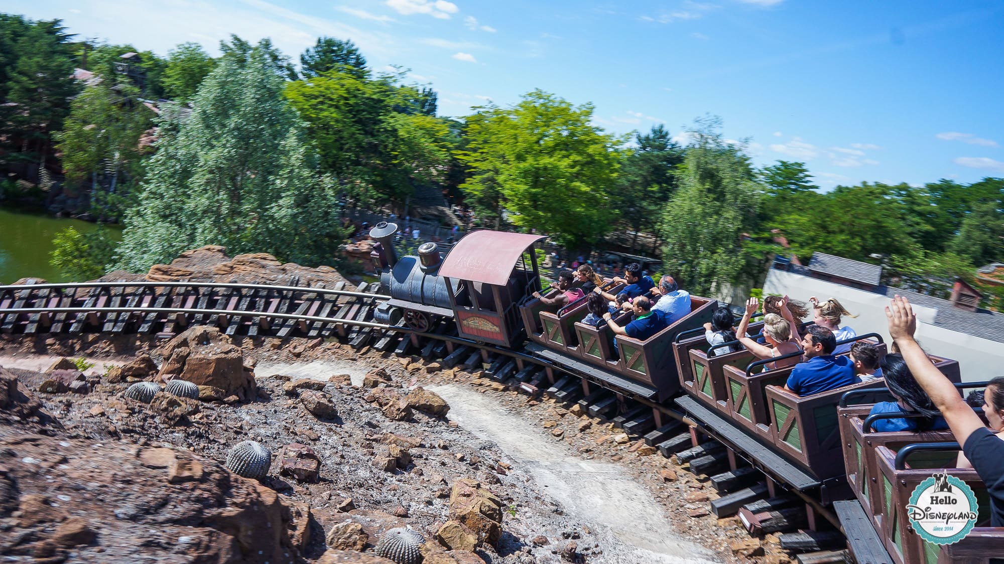 Train de la Mine à DisneyLand Paris